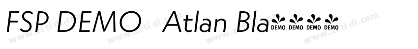 FSP DEMO   Atlan Bla字体转换